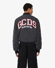 Load image into Gallery viewer, Nylon Logo Bomber