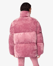 Load image into Gallery viewer, Gcds Logo Band Velvet Puffer Jacket

