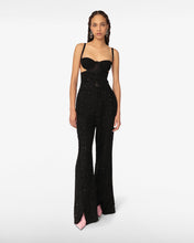 Load image into Gallery viewer, Tweed Trousers | Women Trousers Black | GCDS®
