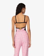 Load image into Gallery viewer, Tweed Body | Women Bodysuits Pink | GCDS®
