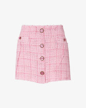 Load image into Gallery viewer, Tweed Mini Skirt | Women Mini &amp; Long Skirts Pink | GCDS®
