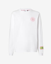 Load image into Gallery viewer, Surfing Wirdo Printed Long Sleeves T-Shirt | Men T-shirts White | GCDS Spring/Summer 2023
