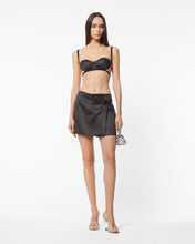 Load image into Gallery viewer, Pinstrip Bra | Women Tops Black | GCDS Spring/Summer 2023
