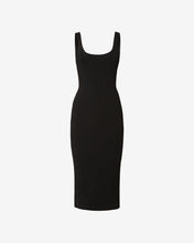 Load image into Gallery viewer, Logo Chain Long Dress | Women Dress Black | GCDS Spring/Summer 2023
