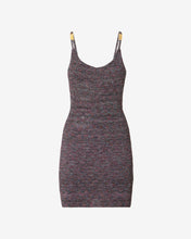 Load image into Gallery viewer, Lurex Melange Tank Mini Dress | Women Dress Multicolor | GCDS Spring/Summer 2023
